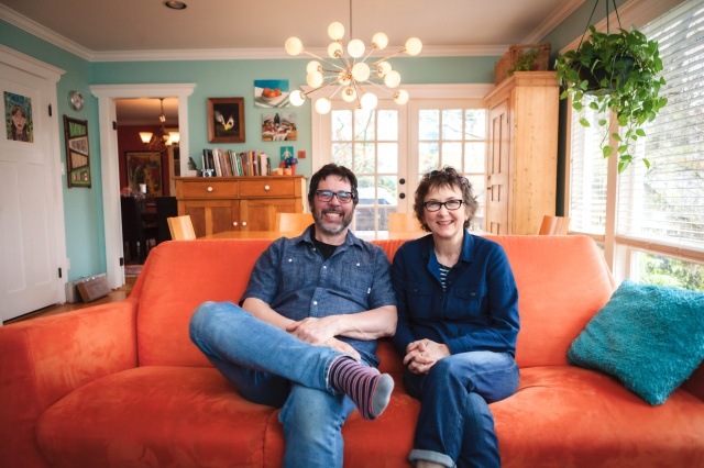 David Fine and Alison Snowden at their Vancouver home (photo © Chad Galloway)