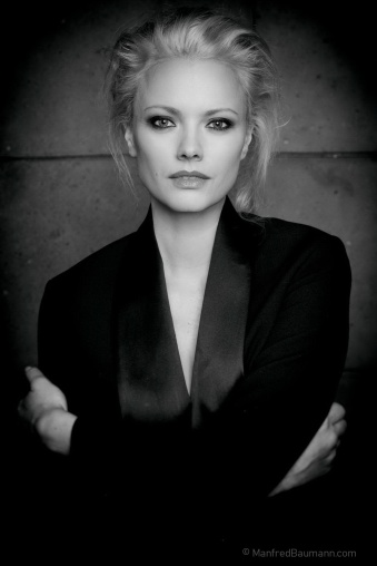 Model and actress Franziska Knuppe (photo by Manfred Baumann)